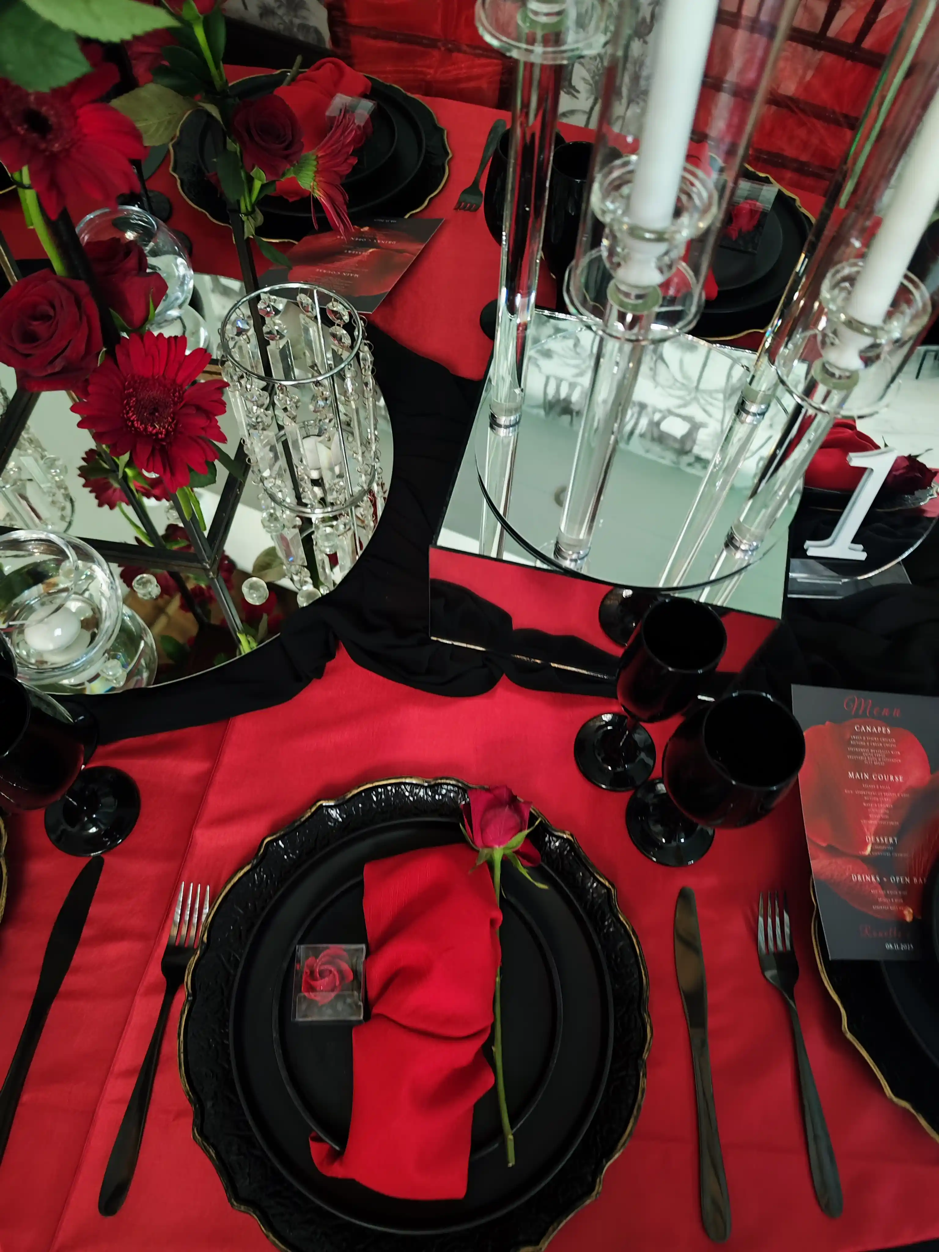 A Syzygy activation set up ahead of guest arrival