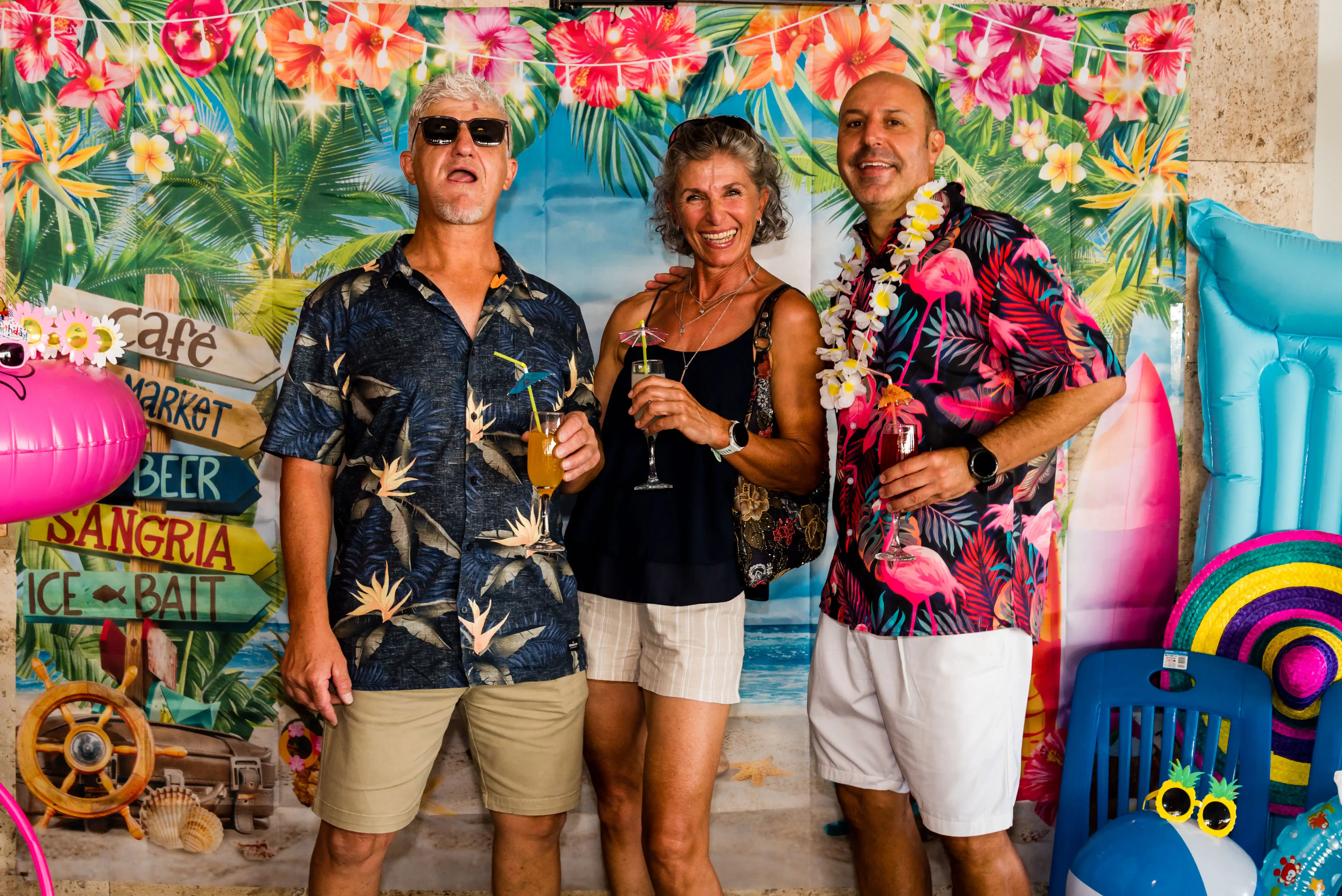 Guests celebrating a milestone event